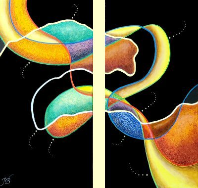Kandinsky's Kaleidoscope
Diptych